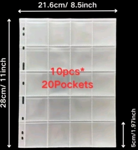 Münzenhüllen fächer 10 - münzenhüllen,