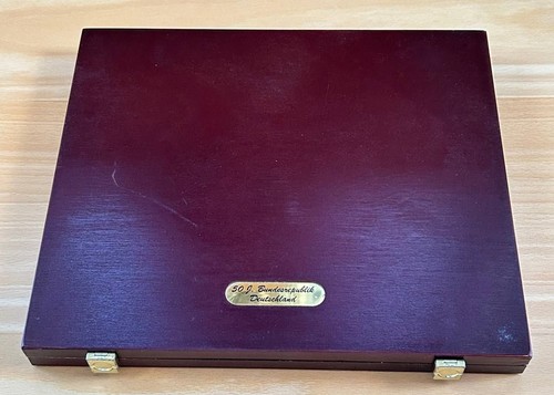 Leer holz etui holzmünzbox - etui,