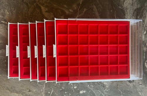 Lindner münzboxen mit - x,