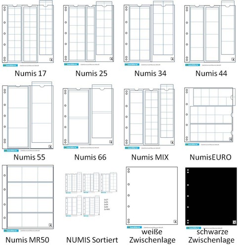 Leuchtturm numis münzhüllen - numis,