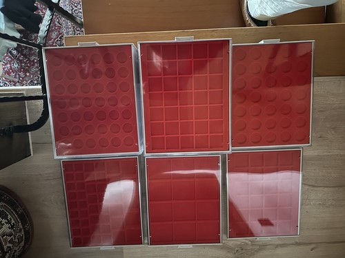 19x lindner münzboxen - 19x,