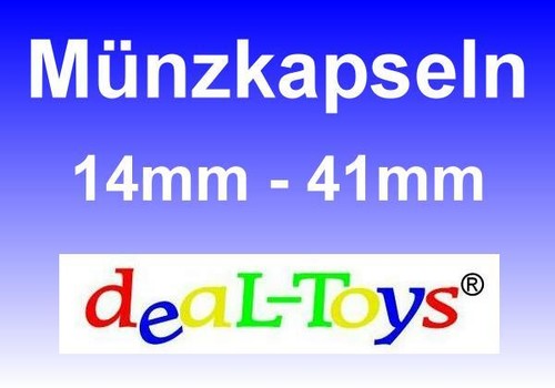 Münzkapseln 41mm - münzkapseln, 14-41mm